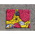 pochette plate 18x22 fraises rouges