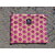 pochette plate 18x22 roues roses et or