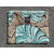pochette plate18x22 monstera vert