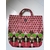 sac julia:rose et noir à paillettes