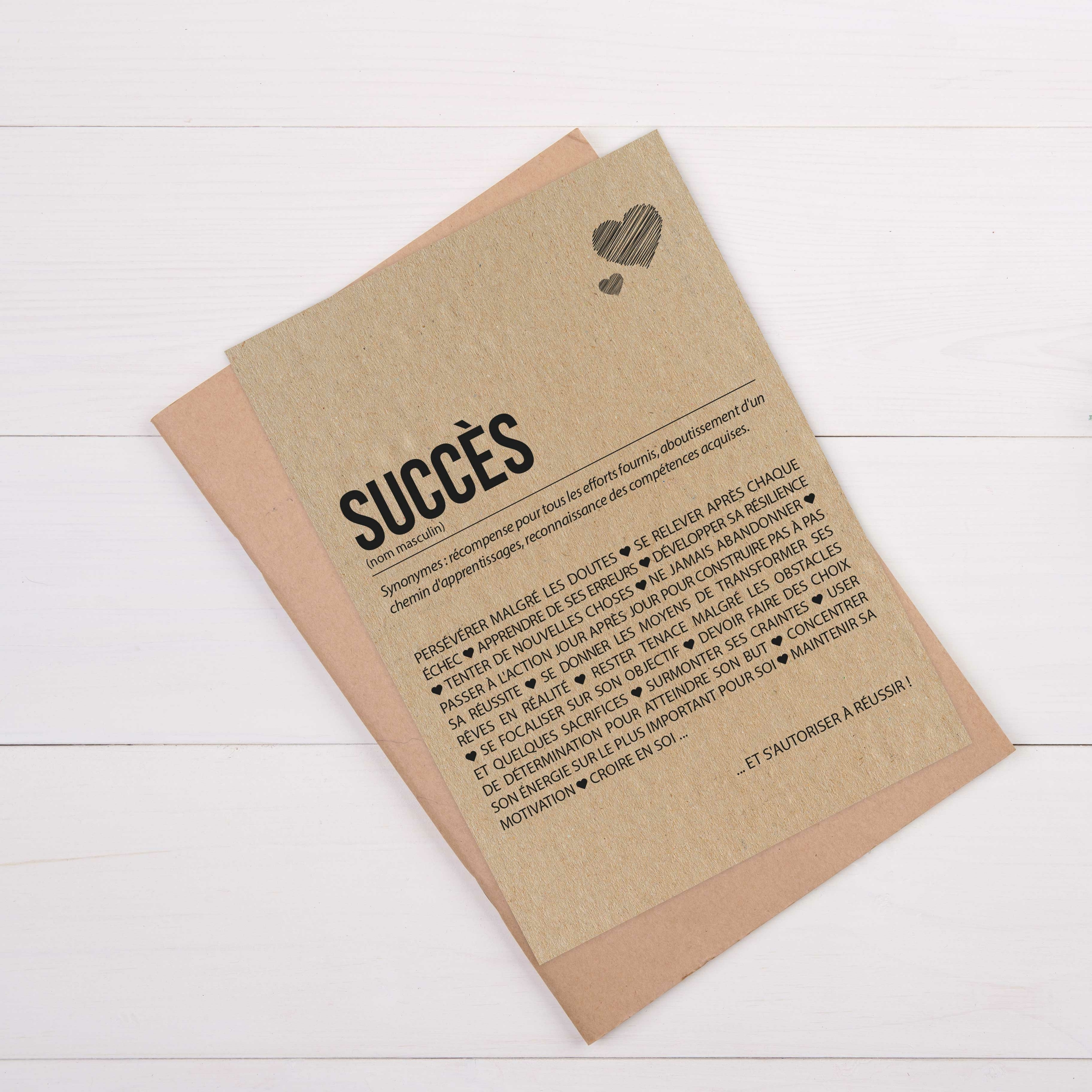 CARTE-DEFINITION-SUCCES-ENVELOPPE-KRAFT