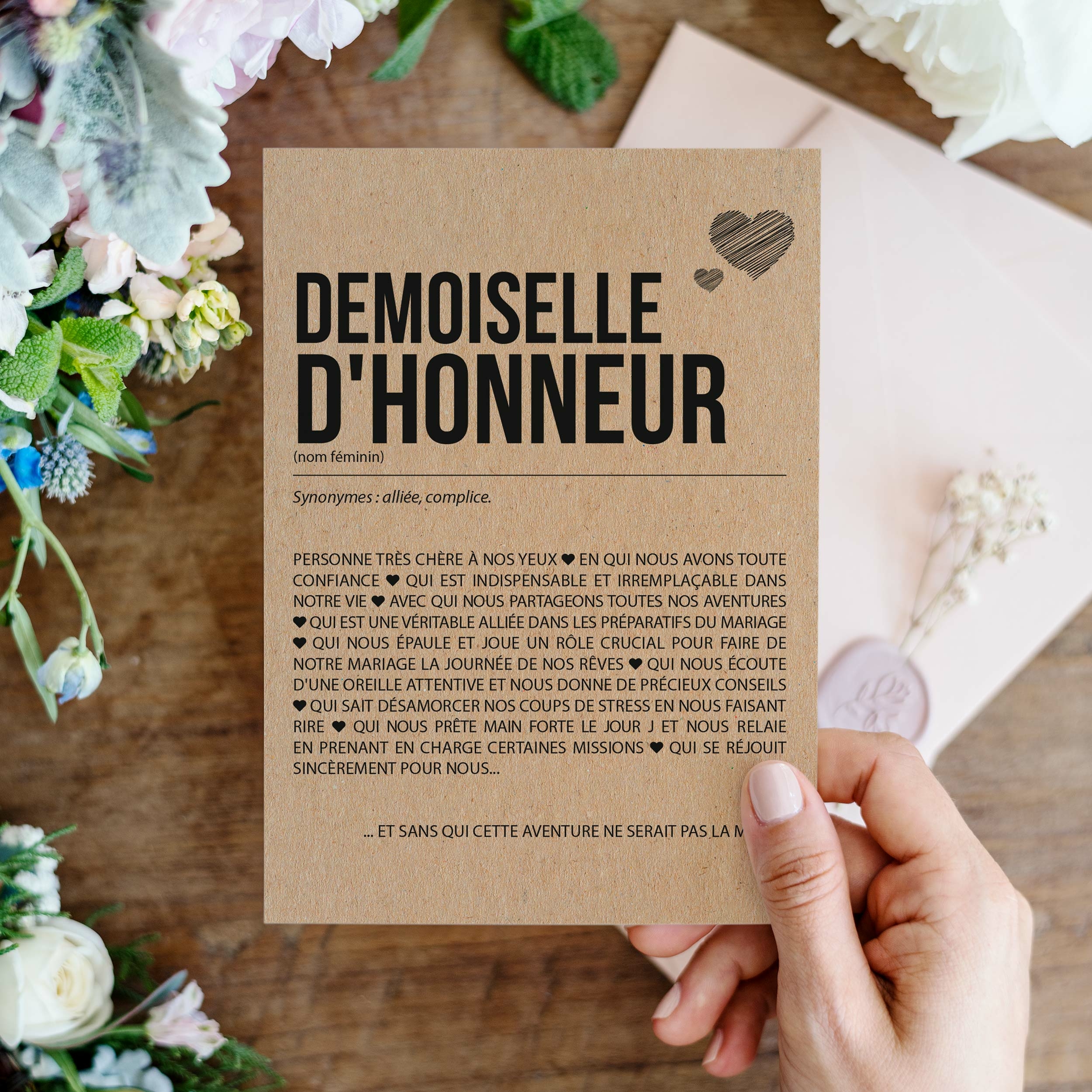 CARTE-DEMOISELLE-HONNEUR)MAIN