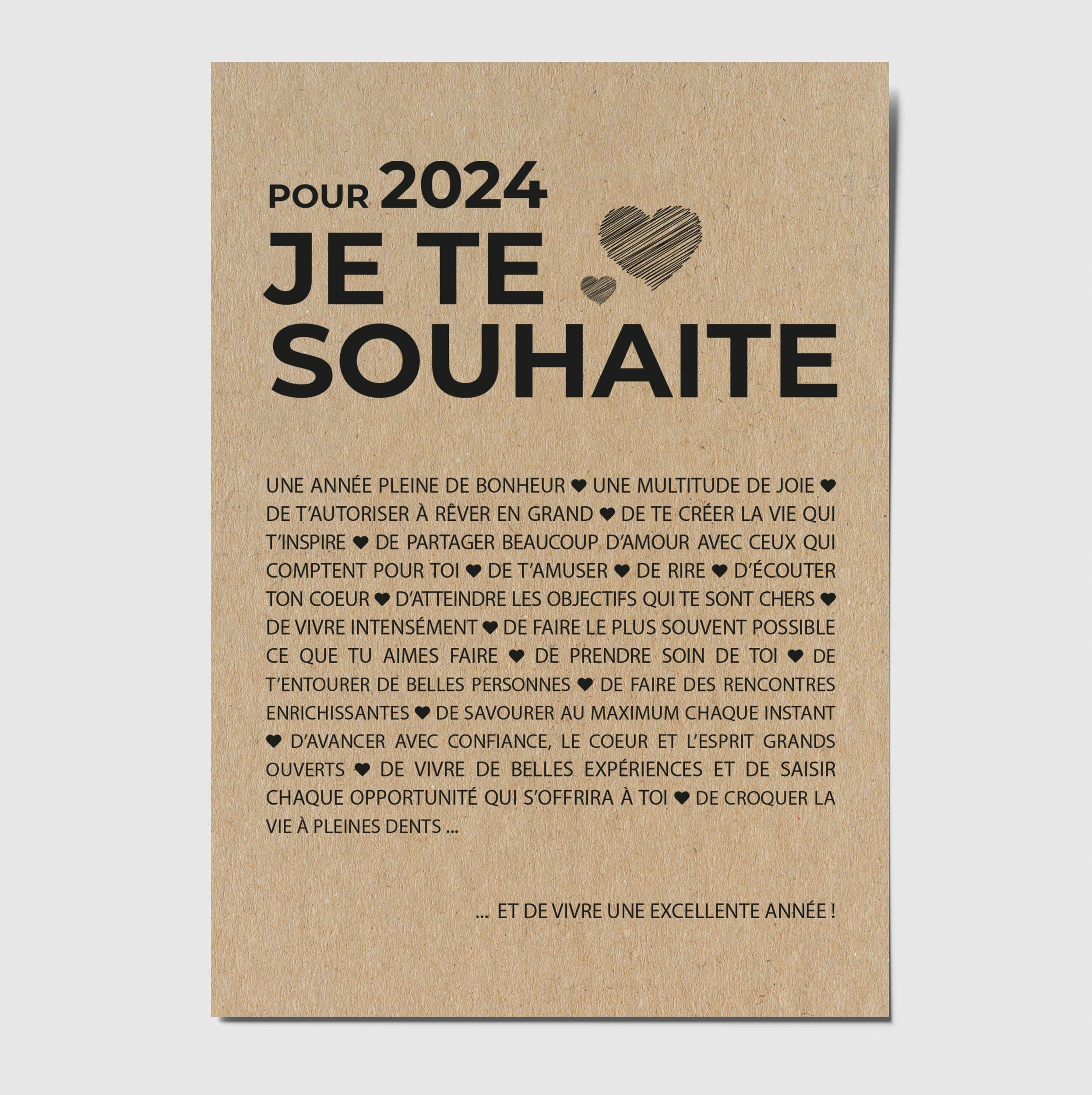 Carte de vœux 2024 : entreprise - Infos Nantes