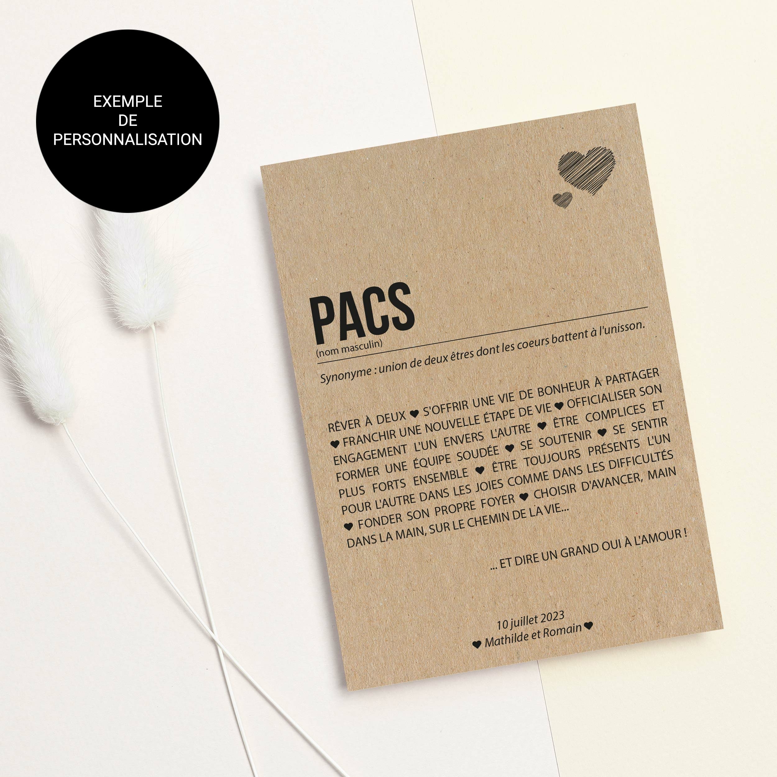 CARTE-PACS-PERSONNALISEE