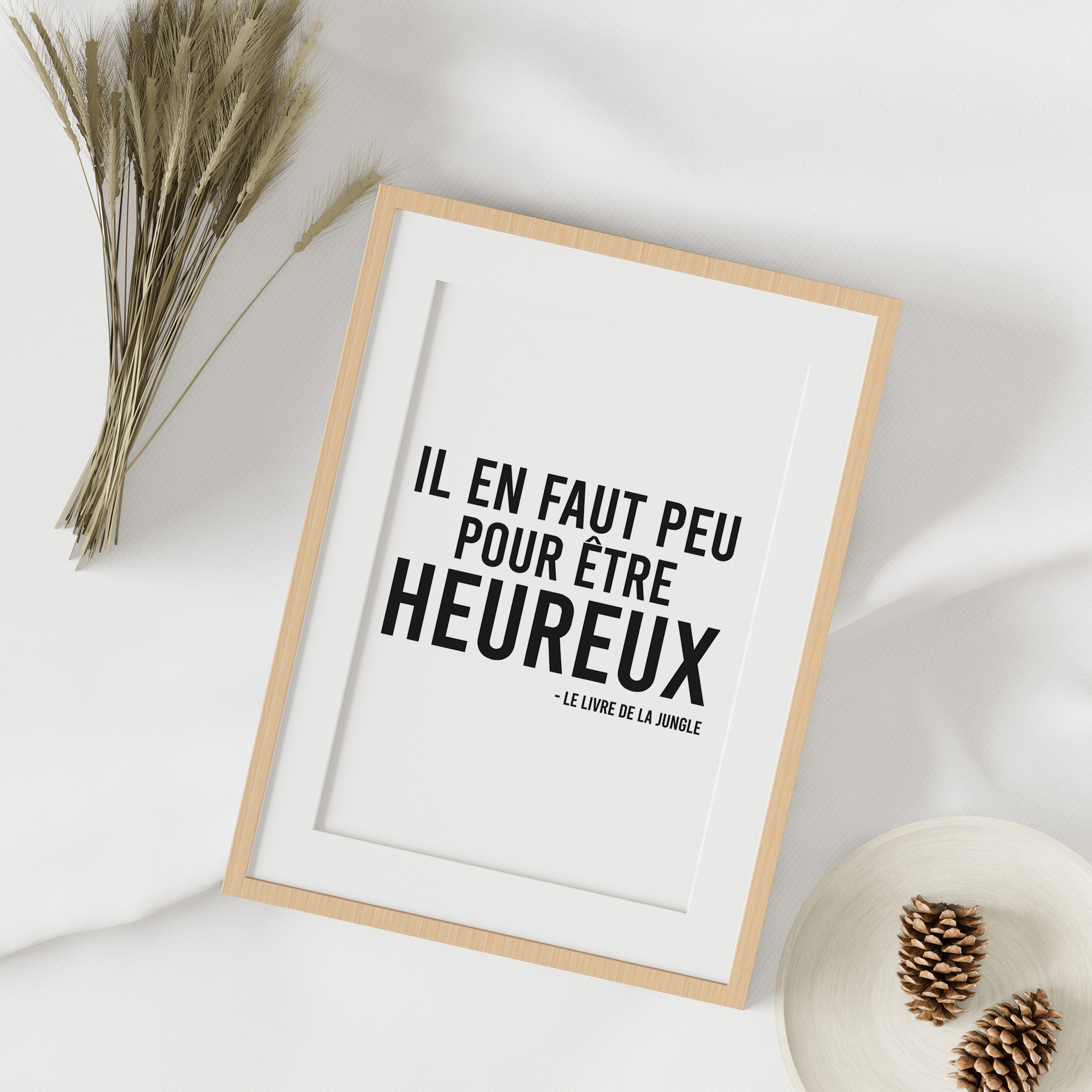 Il en faut peu pour être heureux