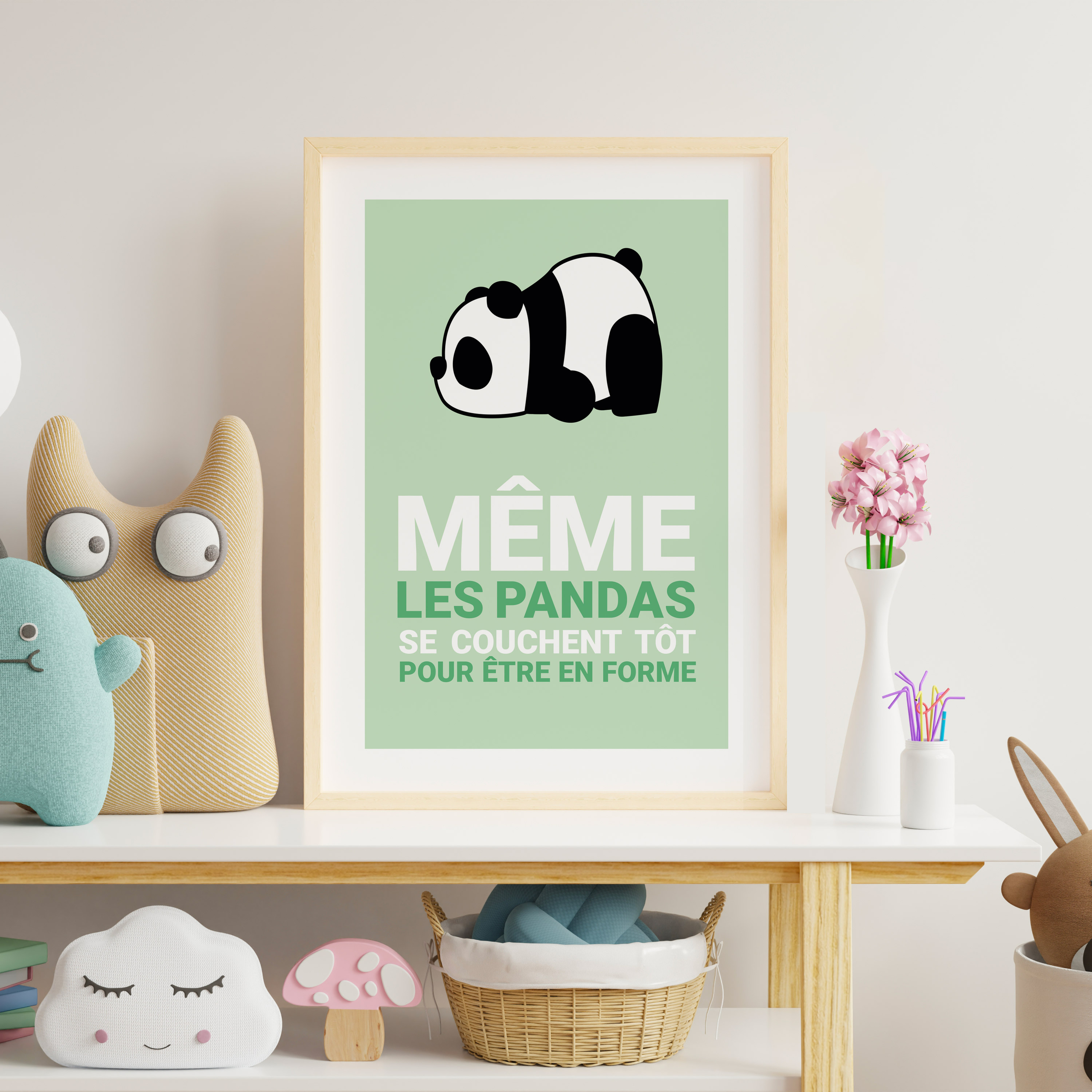 AFFICHE-MEME-LES-PANDAS-ETAGERE