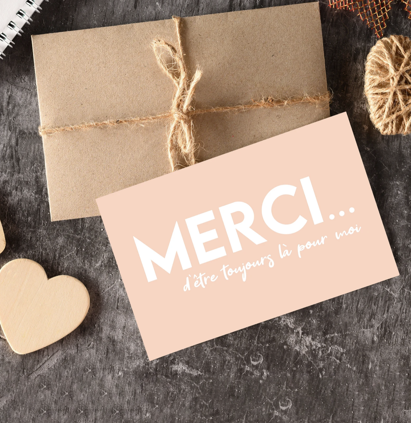 Carte merci dêtre toujours là pour moi