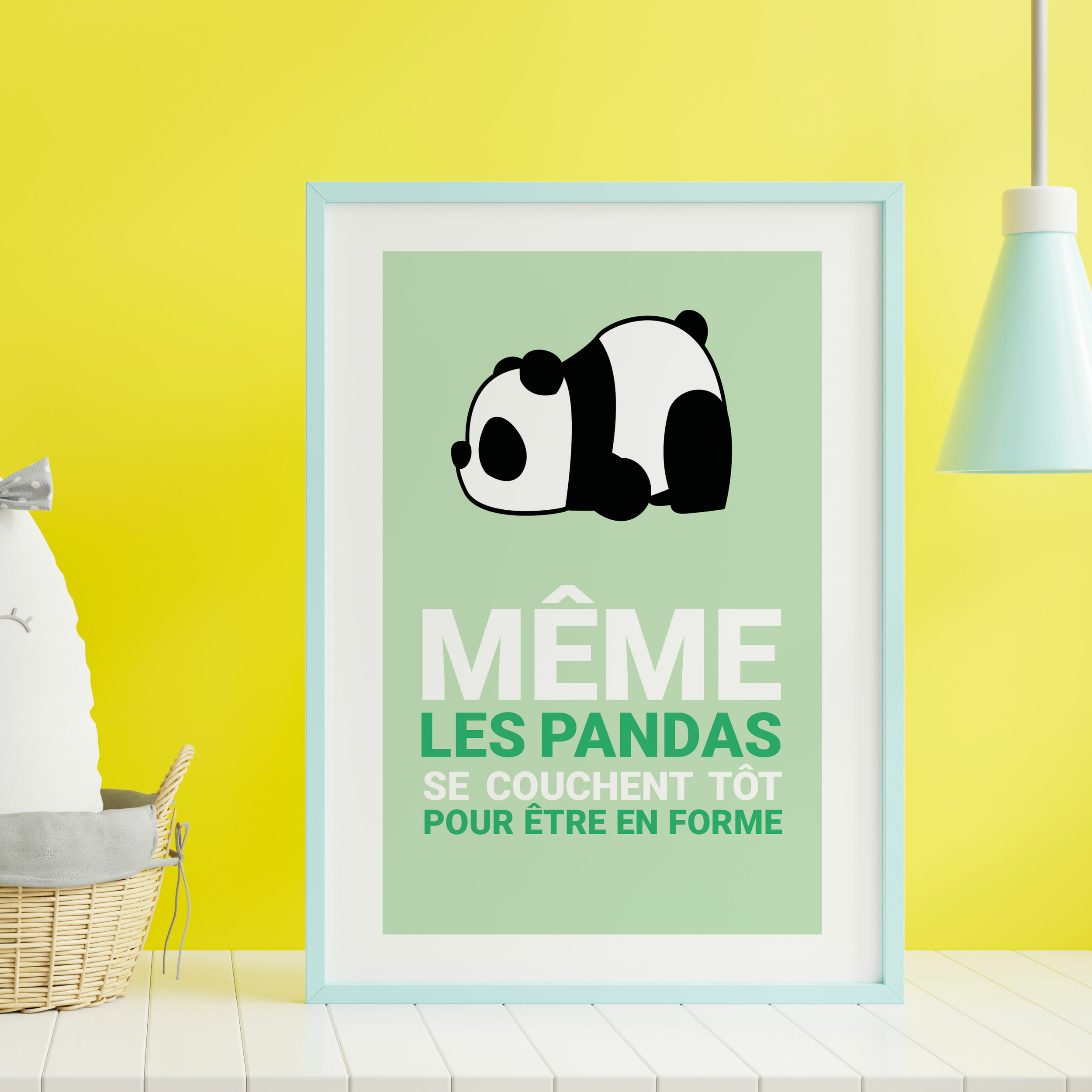 carte panda pour enfant