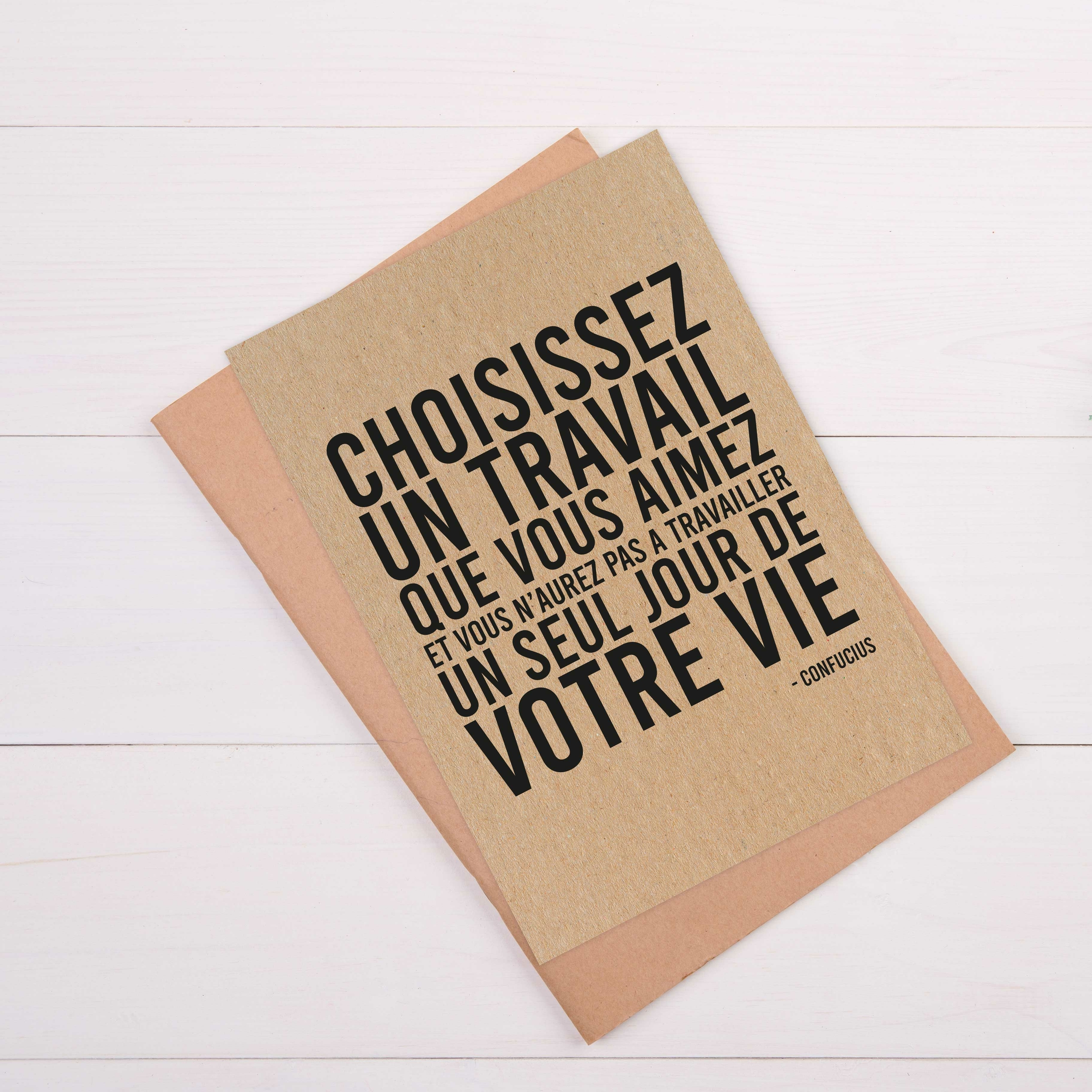 CARTE-CHOISISSEZ-UN-TRAVAIL-ENVELOPPE-KRAFT