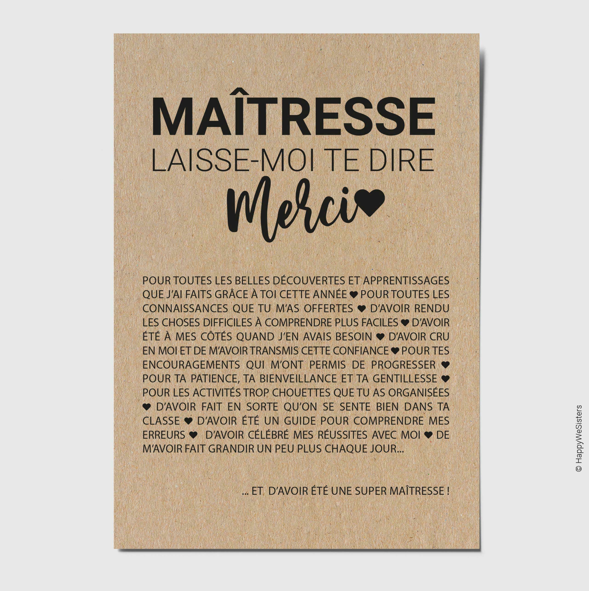 MERCIMAITRESSE
