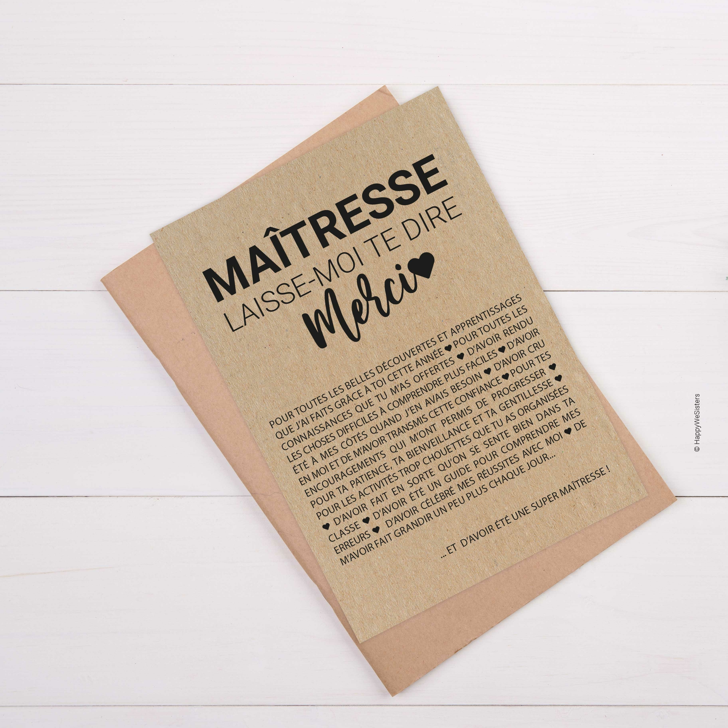 MERCIMAITRESSE-ENVELOPPE