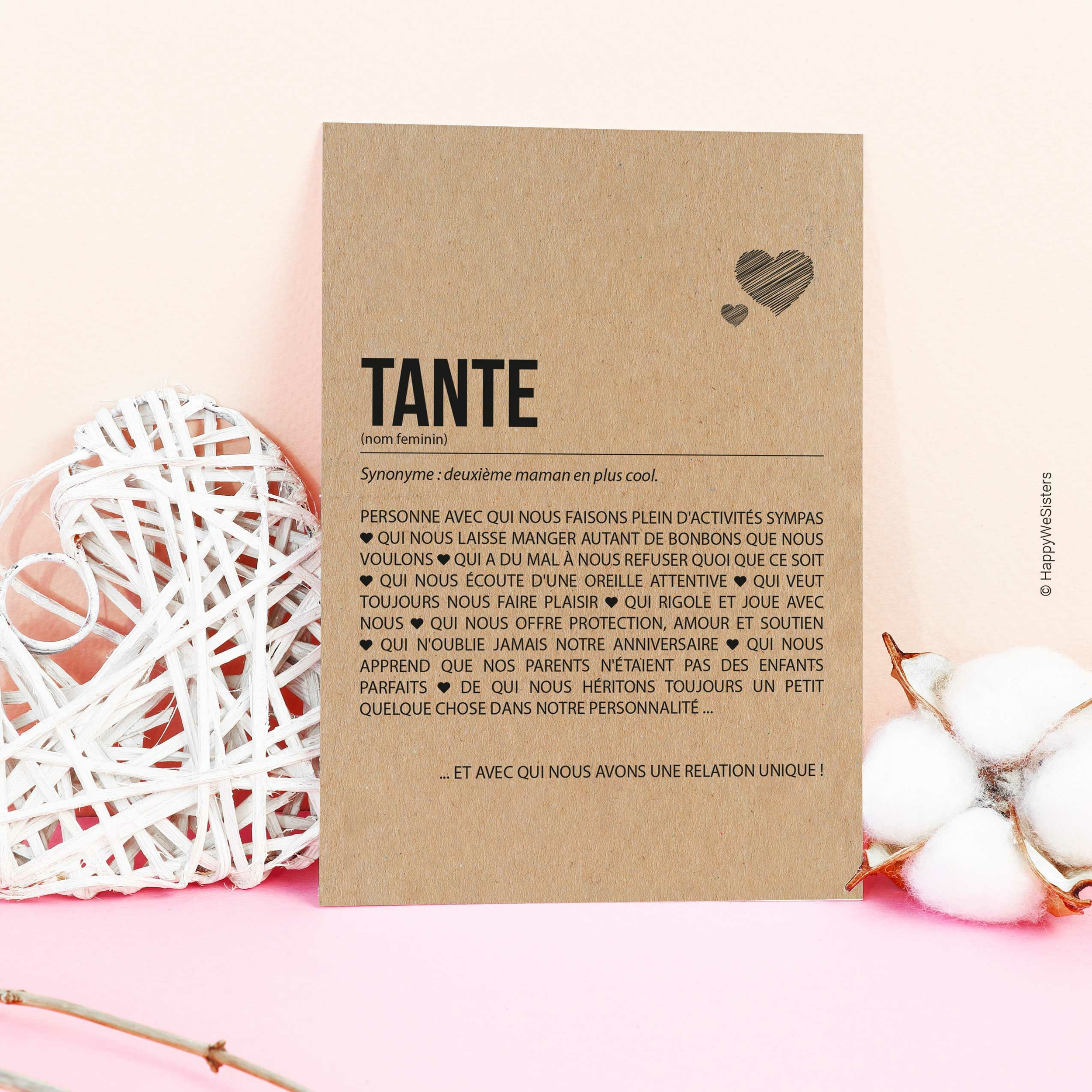 CARTE-TANTE-DECORATIVE