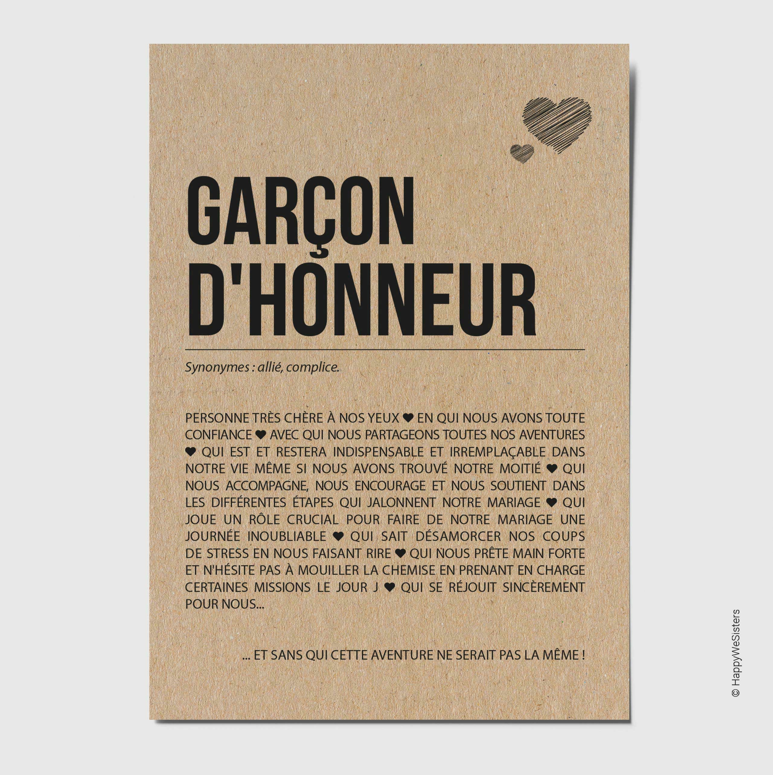 GARCON-HONNEUR
