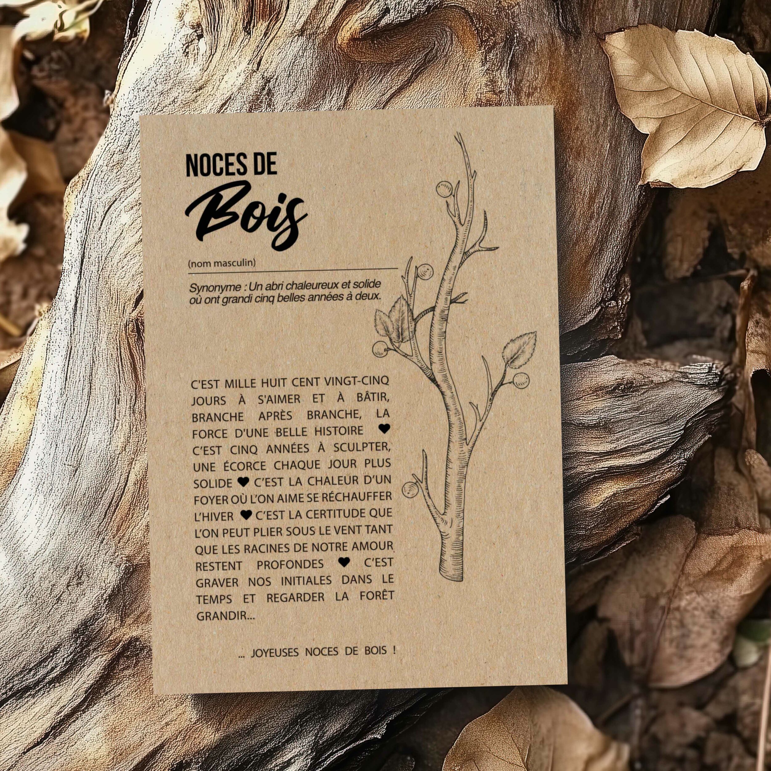 MISE EN SITU 1 - NOCES BOIS