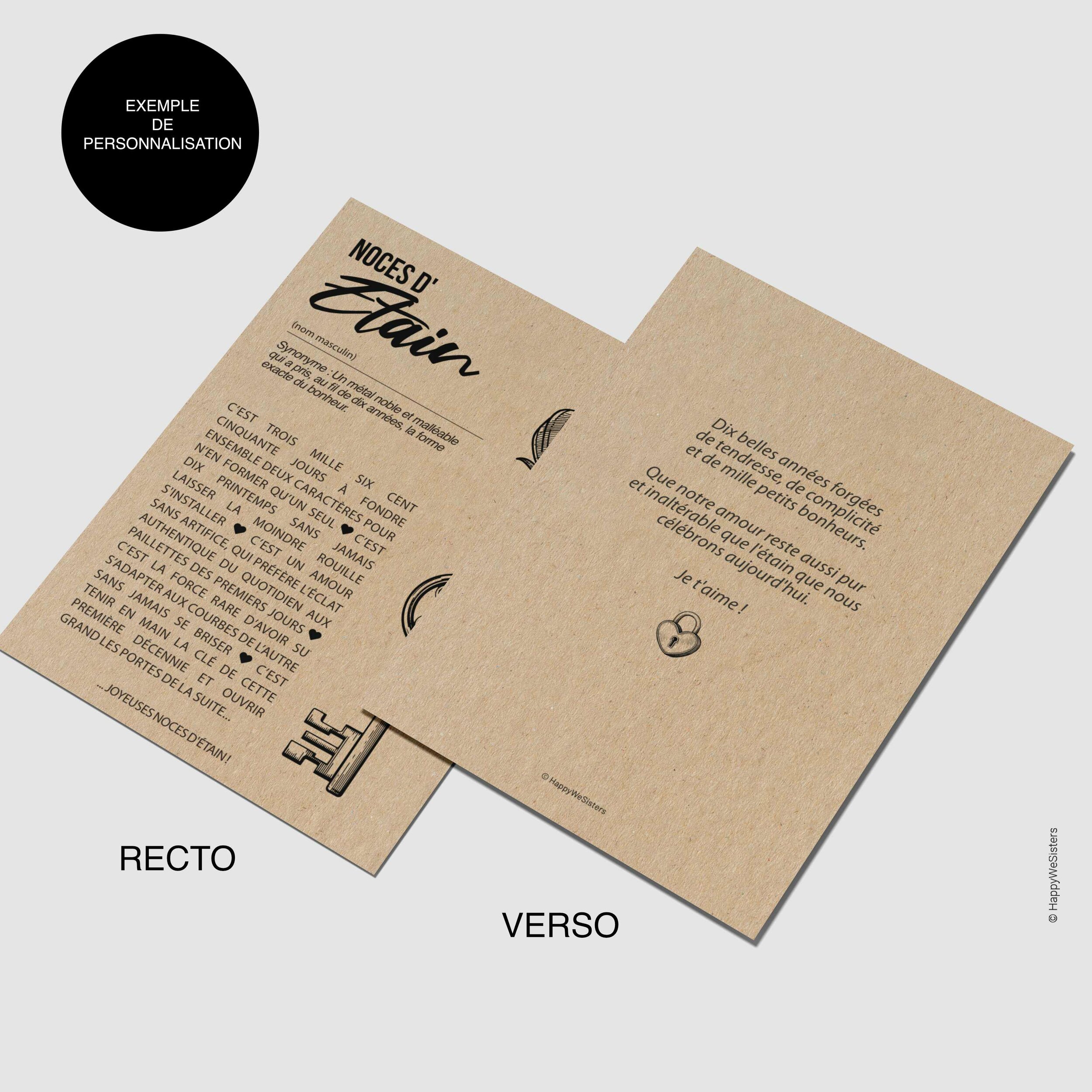 RECTO VERSO - NOCES ETAIN