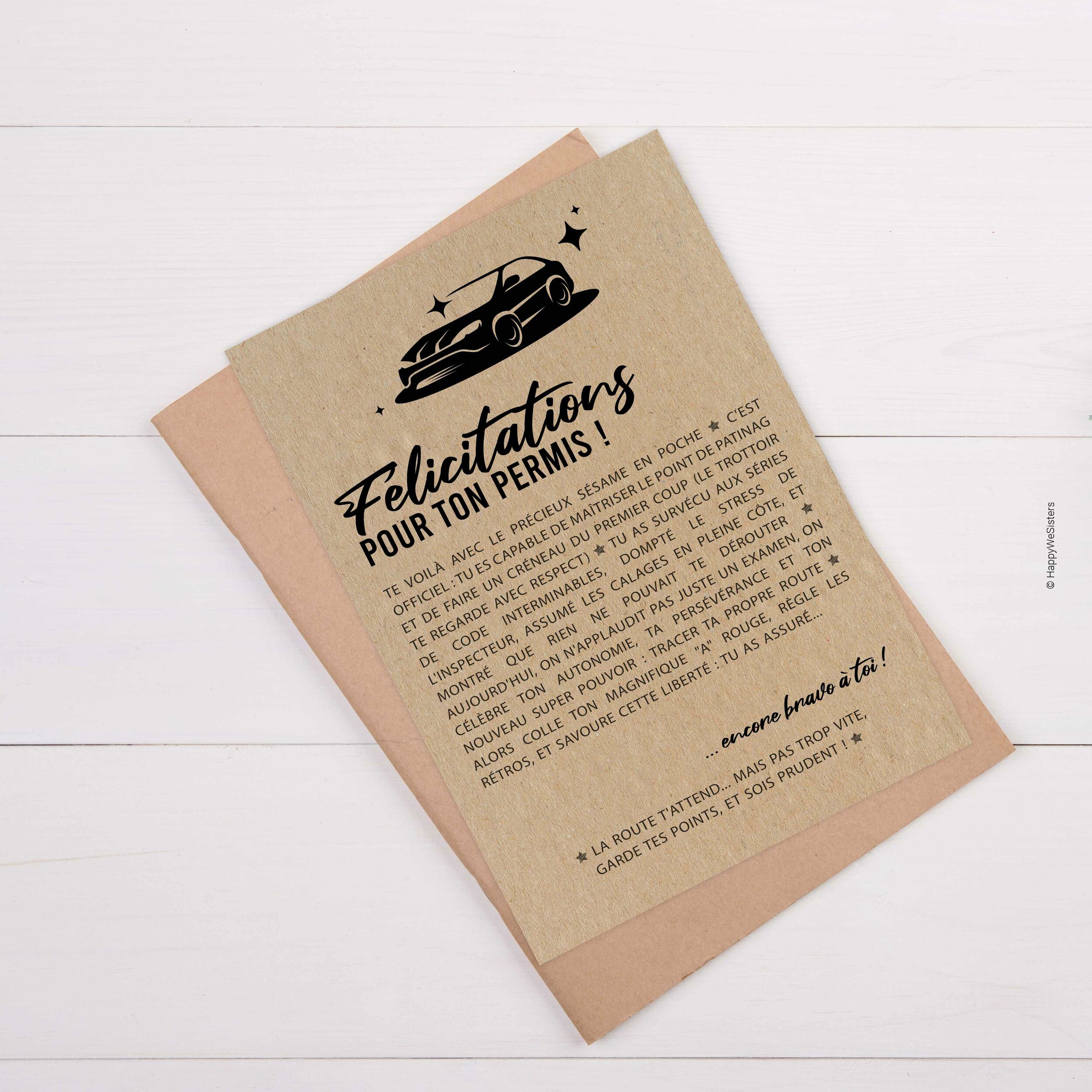 MOCKUP - ENVELOPPE - PERMIS B