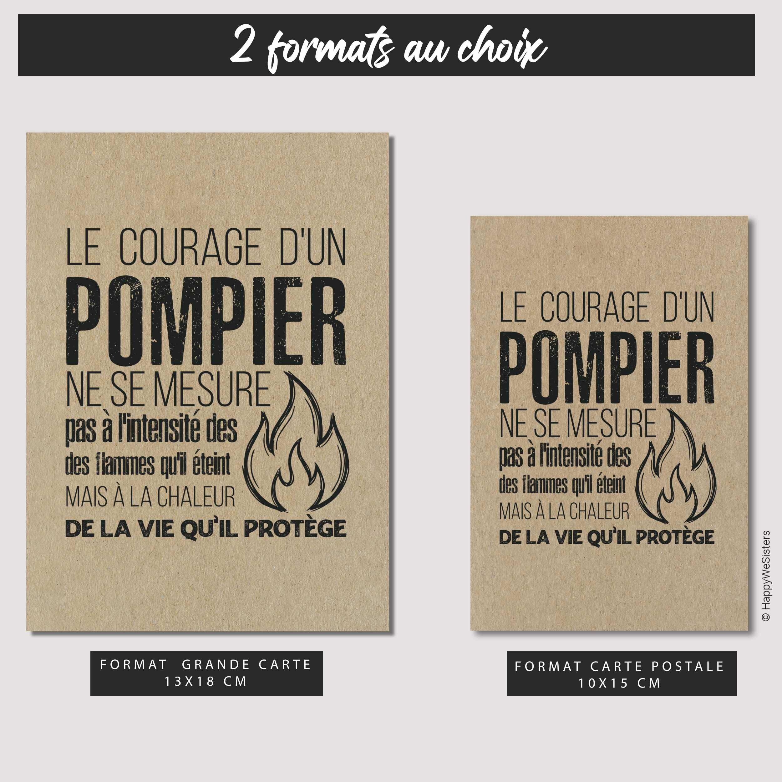 GABARIT 2 CARTES - POMPIERS