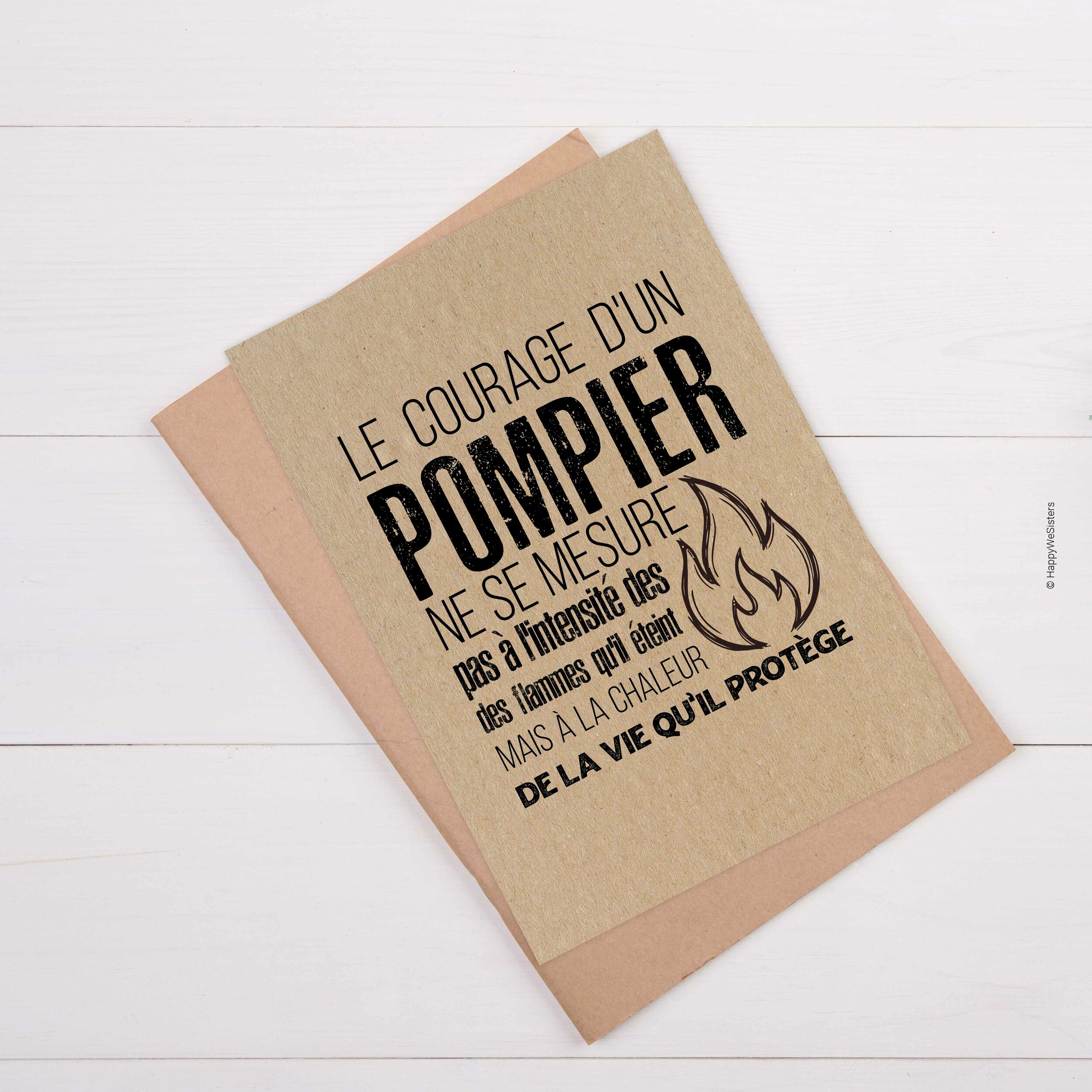 MOCKUP - ENVELOPPE - POMPIERS