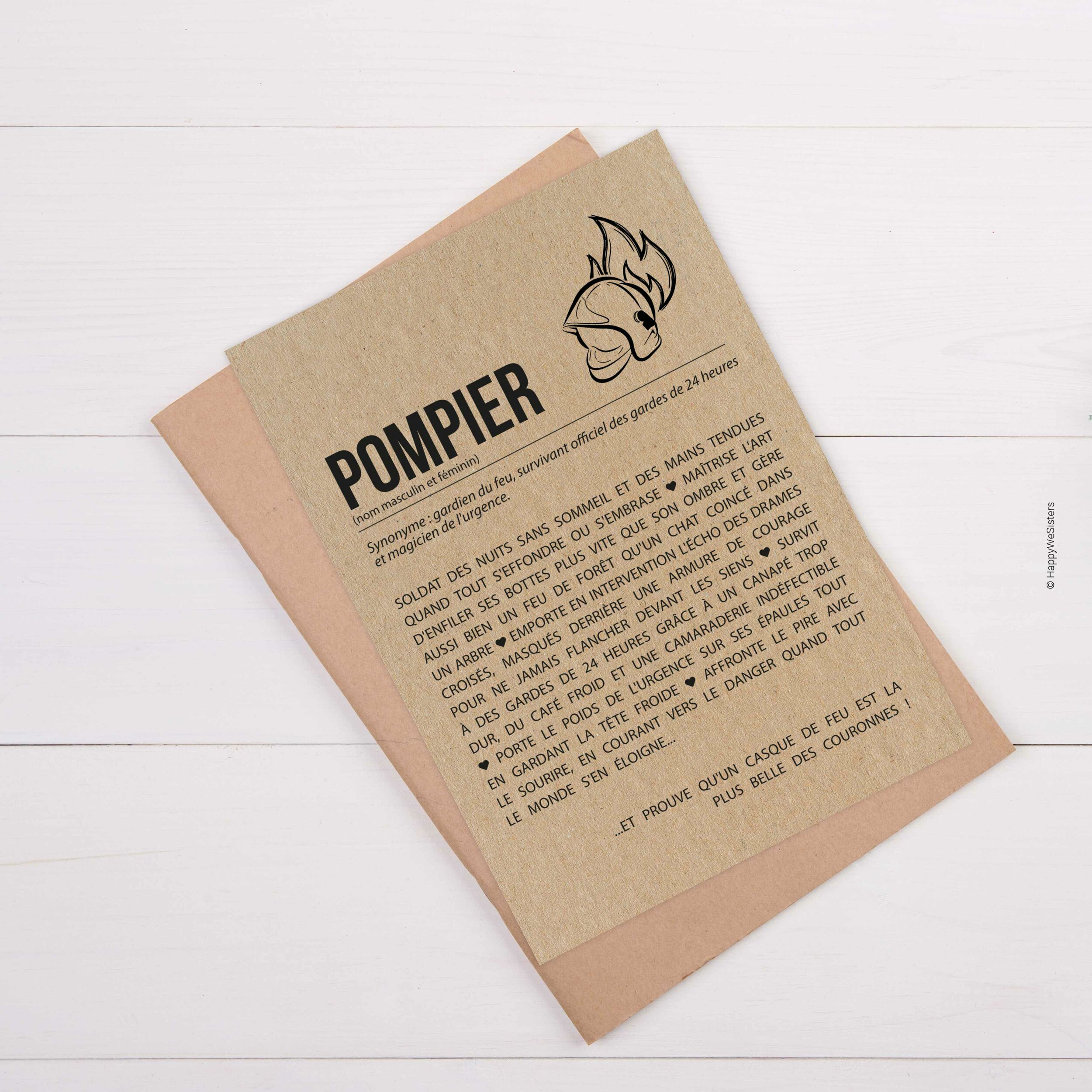 MOCKUP - ENVELOPPE - POMPIER DEF