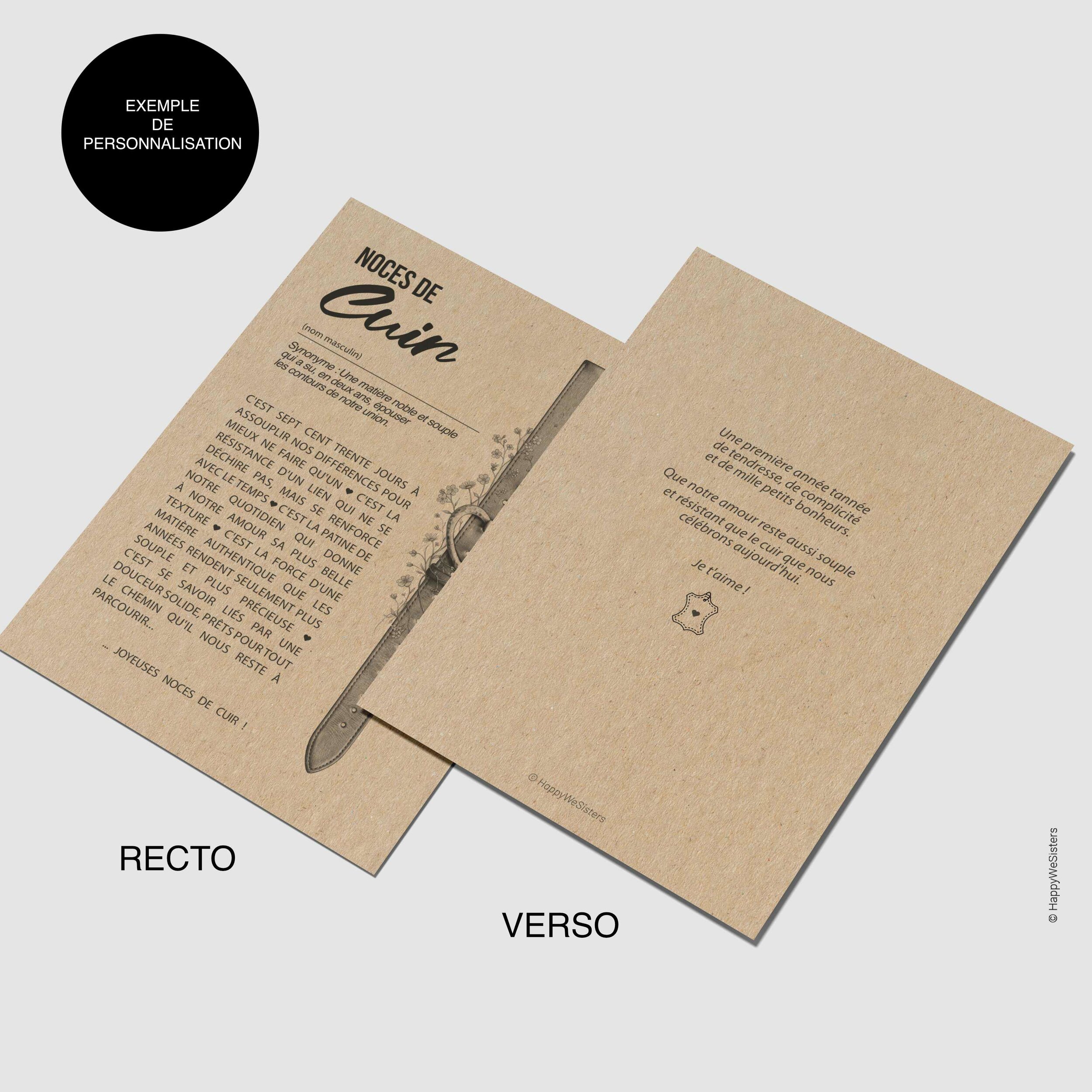 RECTO VERSO - CUIR