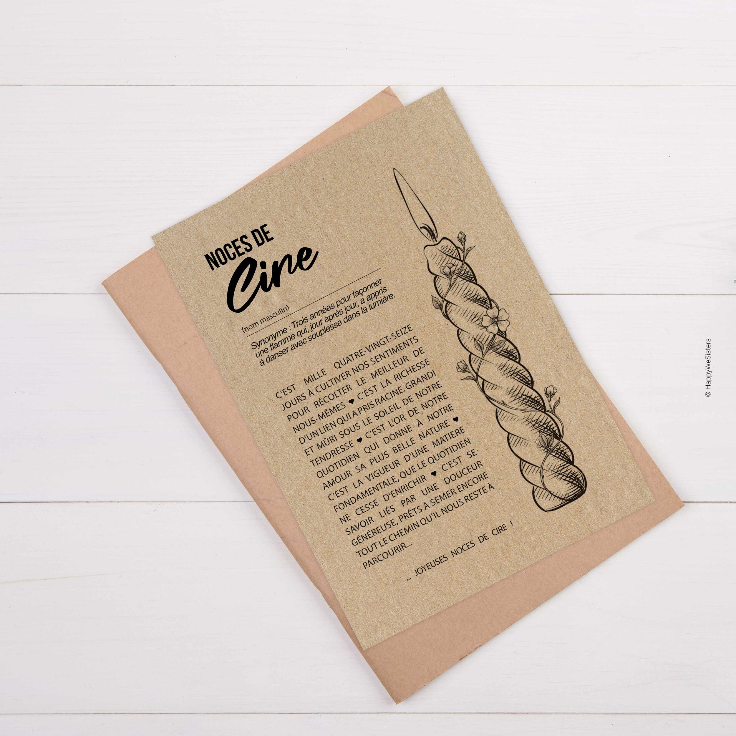 MOCKUP - ENVELOPPE - CIRE