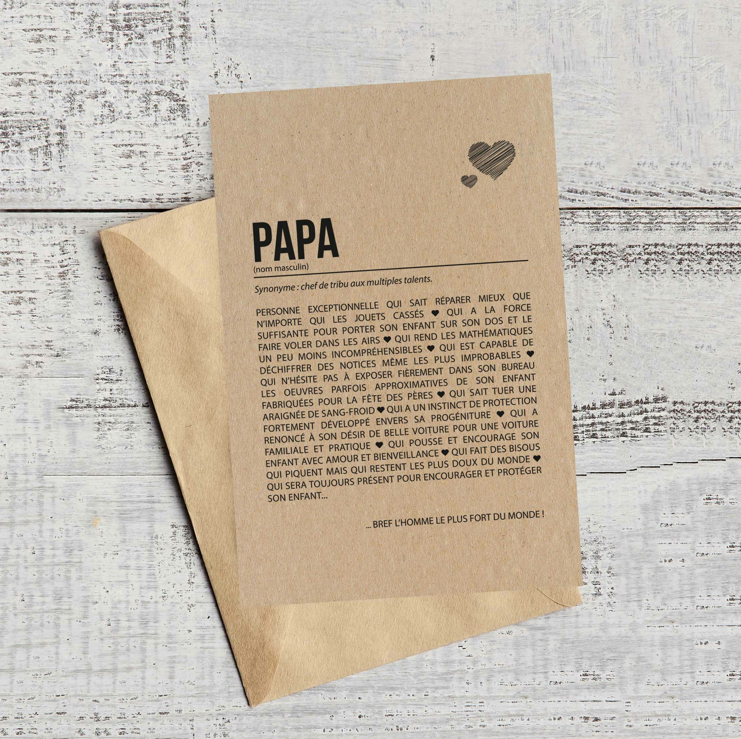 CARTE-PAPA-ENVELOPPE-KRAFT