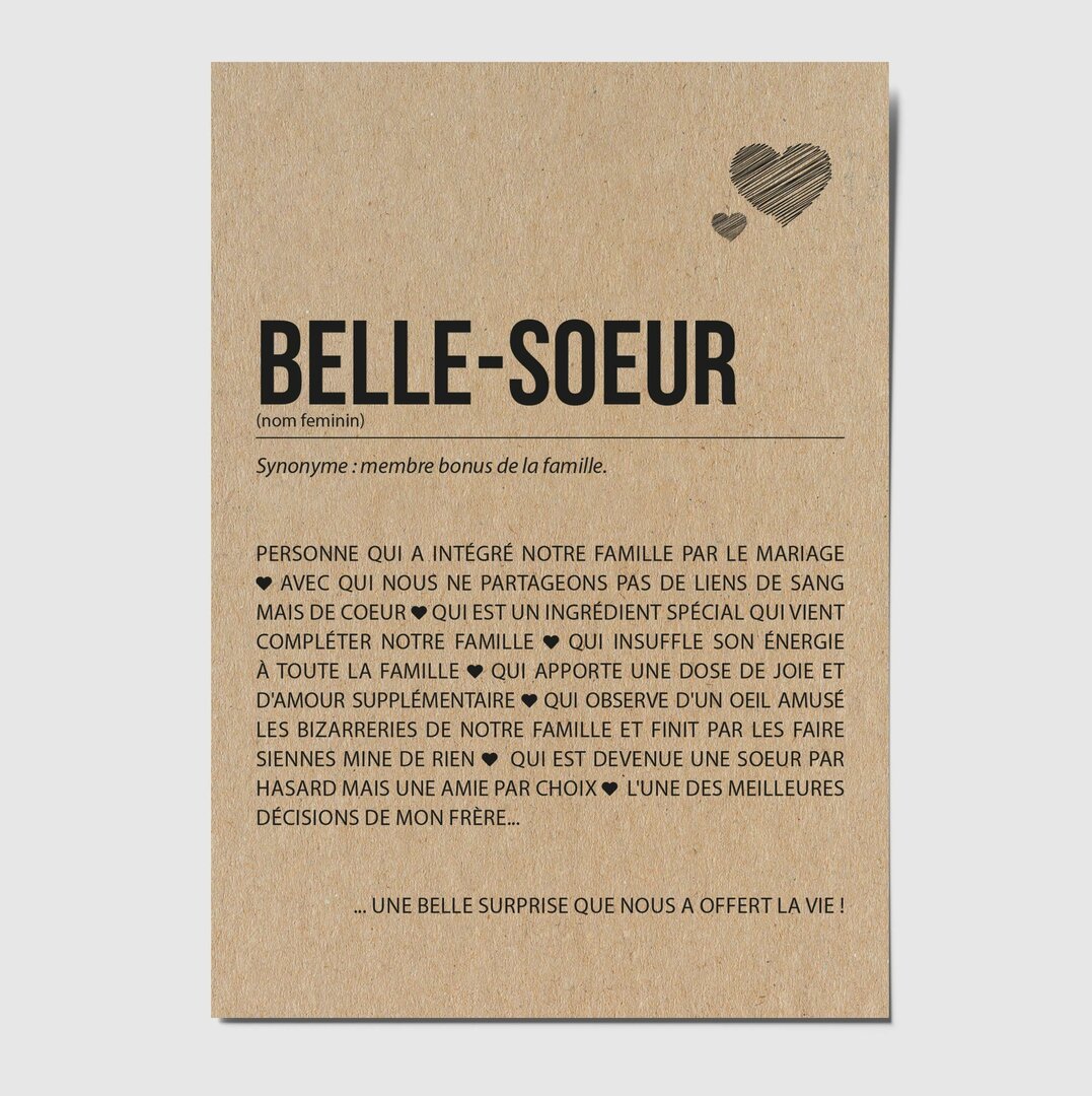 T-shirt 'Belle Soeur En Or' Pour Femme - Cadeau Original Et Drôle - Coton Doux, Impression Dorée - Idée Fête Des Mères, Anniversaire - 5