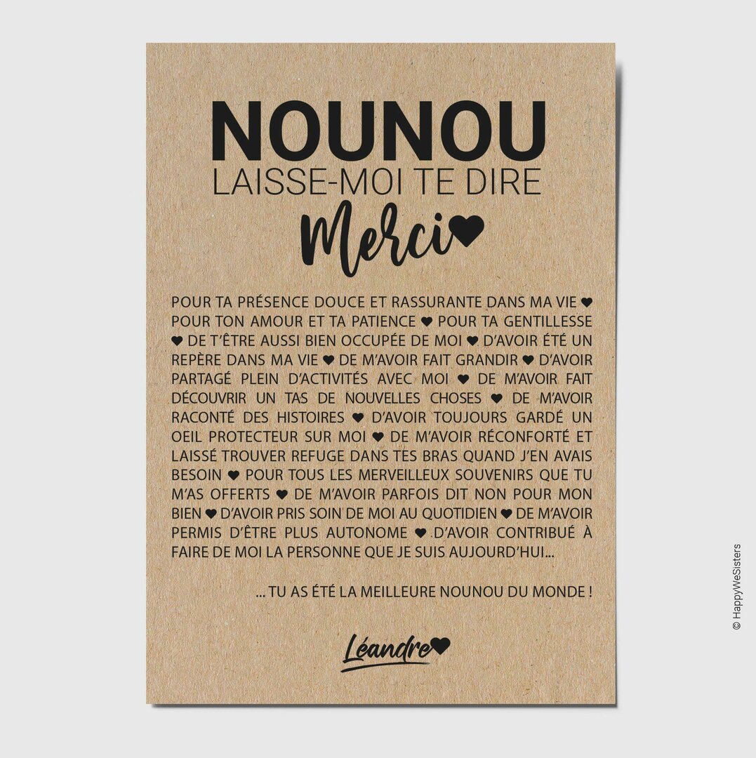 Verre à Cocktail 'Merci Nounou Géniale' Avec Paille - Cadeau Personnalisé 400 Ml Dégradé Rouge