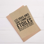 CARTE-CITATION-AMIS-ENVELOPPE-KRAFT