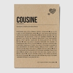 CARTE-COUSINE