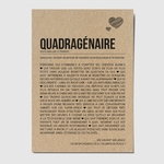 CARTE-QUADRAGENAIRE