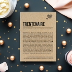 CARTE-TRENTAIRE)GD-FORMAT