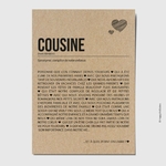 CARTE-COUSINE