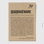 CARTE-QUADRAGENAIRE