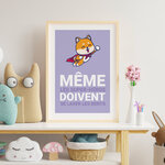AFFICHE-MEME-LES-SUPER-HEROS-ETAGERE