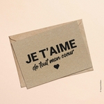 CARTE-JE-TAIME-ENVEOPPE-KRAFT