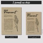 GABARIT 2 CARTES - FROMENT