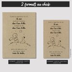 GABARIT 2 CARTES - DEUIL PETIT PRINCE