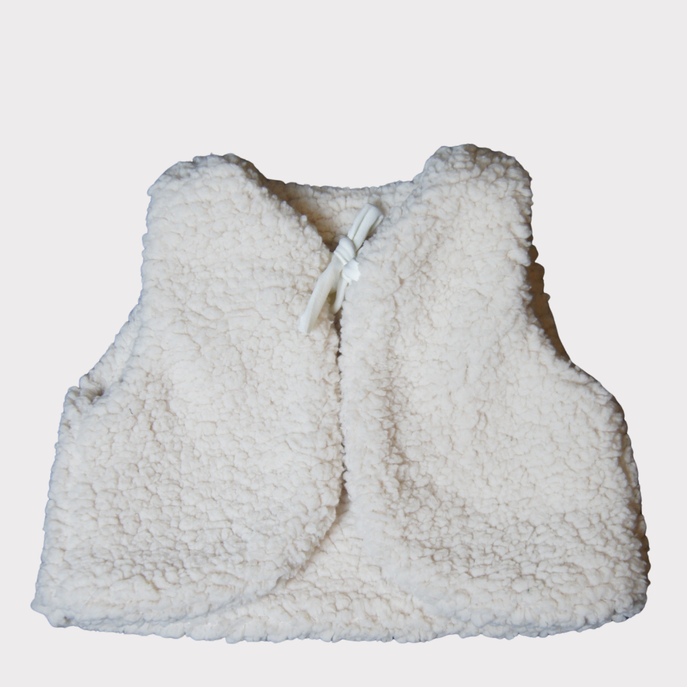 petit pote gilet mouton pour bebe made in france