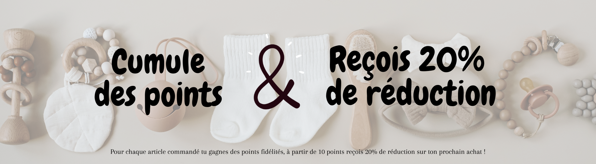 cumule des points et recois 20 de reduction