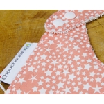 chouchouette bavette corail fait main en france pour bebe