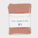 Chouchouette lingettes blush pour bebe maman oeko tex fait main en france