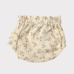 bloomer beige fleuris pour bebe dos