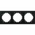 marco-aquarella-3-elementos-efapel-90930-tpm-negro-mate-serie-logus-90