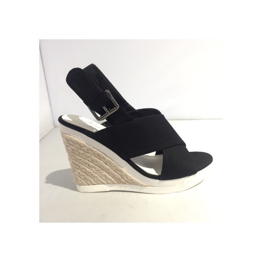 escarpin sandale noir