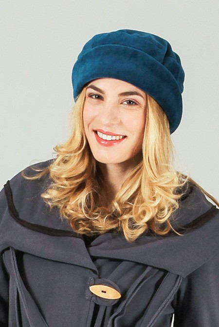 bonnet style adulte femme bleu aller simplement