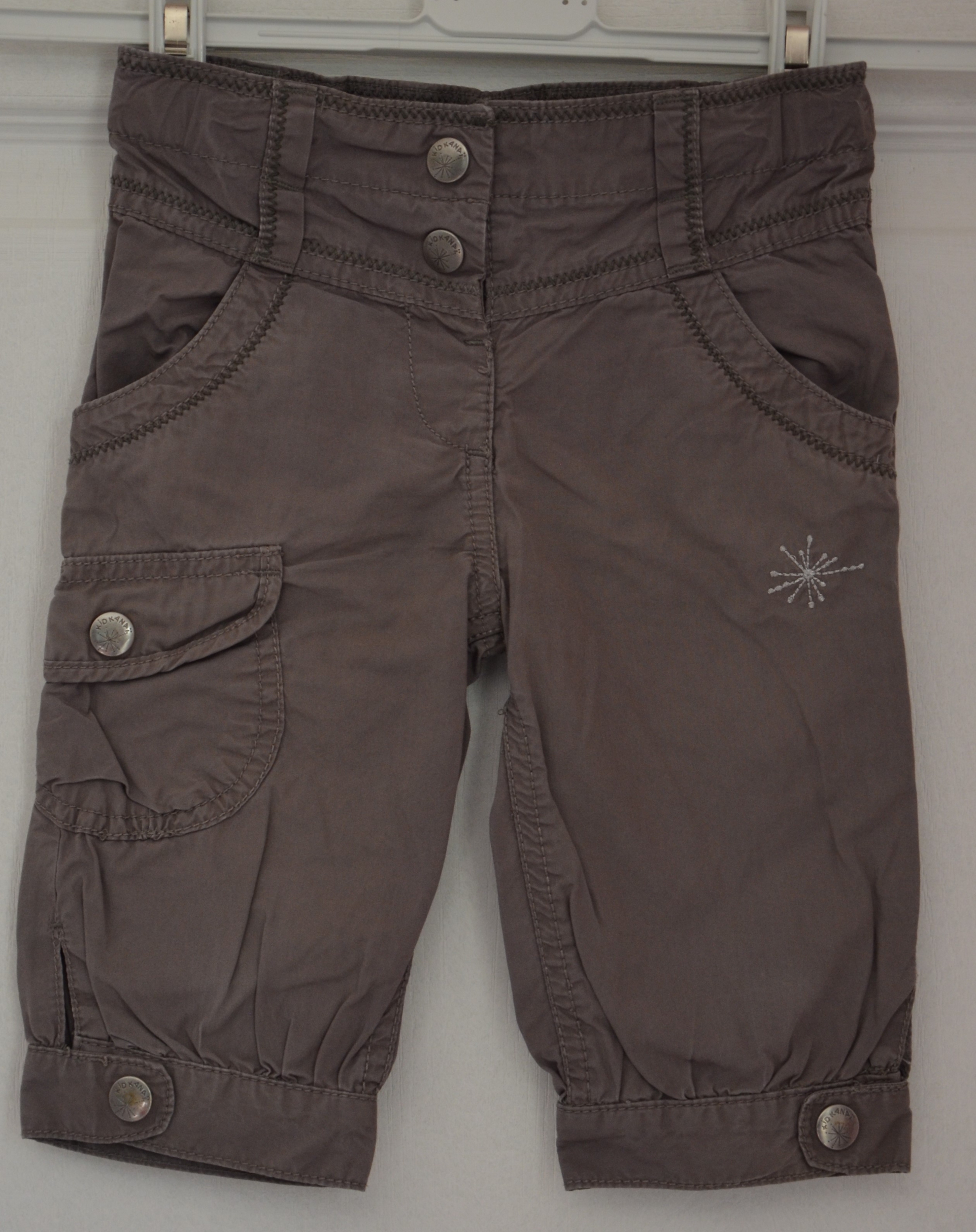 pantalon gris fille 24 mois kidkanaï vetement bebe occasion