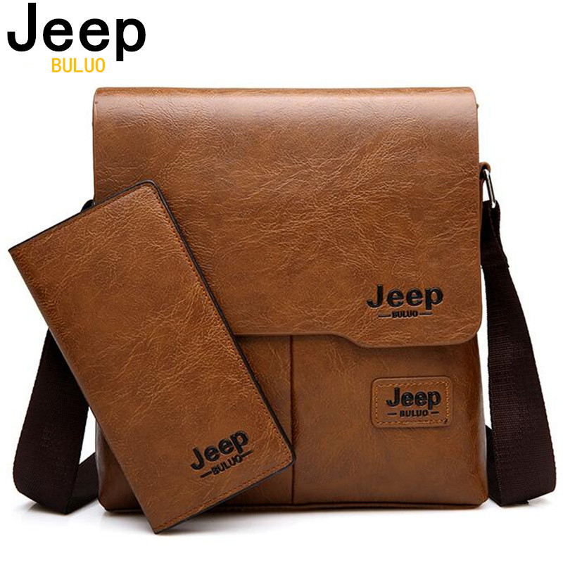jeep buluo sac homme bandoulière noir ou marron