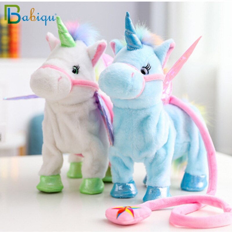 peluche licorne interactive