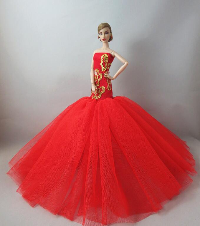 Barbie robe rouge New3 divers coloris